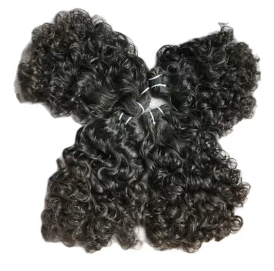 Raw curly Bundles