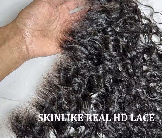 Raw Curly Closure (HD Lace)